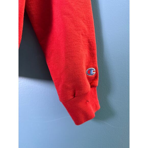 IU INDIANA Embroidered Red Pullover Hoodie Sweatshirt Men's Size Large - Picture 5 of 5